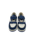 Adidasi copii Vty 25, imitatie de piele, alb albastru - imagine 3