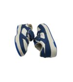 Adidasi copii Vty 25, imitatie de piele, alb albastru - imagine 4