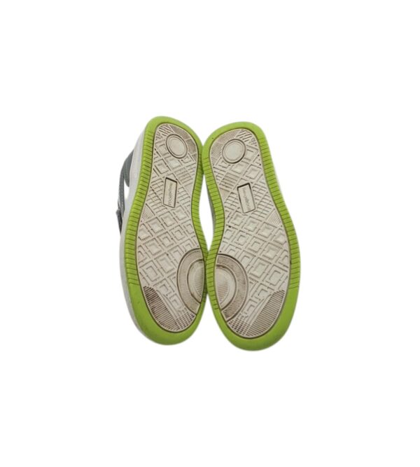 Adidasi copii Kangaroos 23, imitatie de piele, alb gri - imagine 5