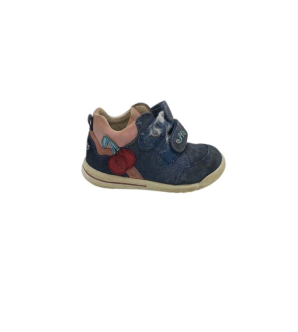 Adidasi copii Superfit 24, piele intoarsa, albastru - imagine 1