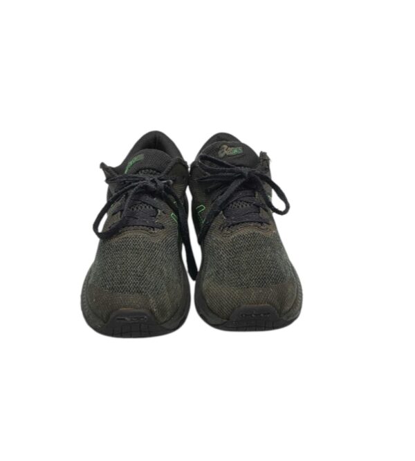 Adidasi copii Asics 33, material textil, negru gri - imagine 3