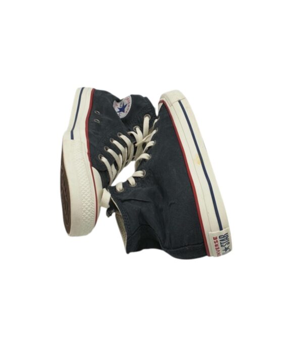 Tenisi dama Converse 39, material textil, negru - imagine 4