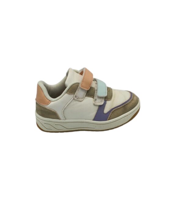 Adidasi copii Lupilu 29, imitatie de piele, alb gri - imagine 1