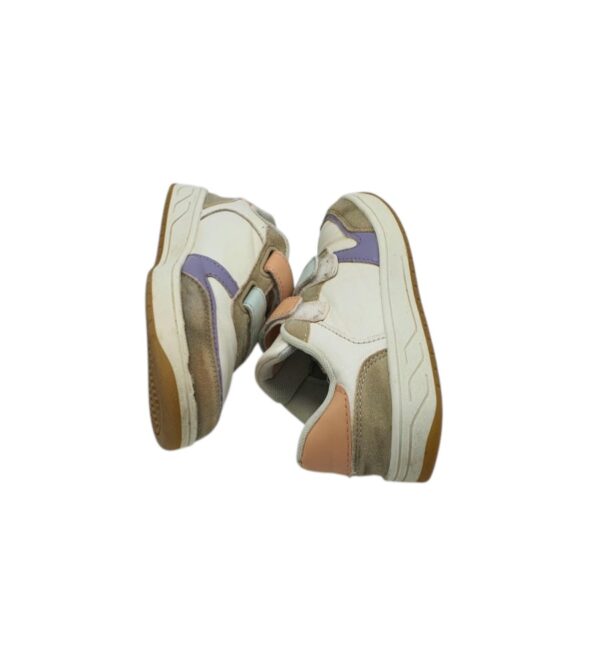 Adidasi copii Lupilu 29, imitatie de piele, alb gri - imagine 4