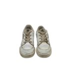 Adidasi copii Adidas 27, imitatie de piele, alb - imagine 3