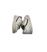 Adidasi copii Adidas 27, imitatie de piele, alb - imagine 2