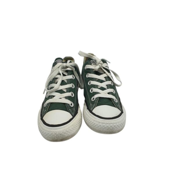 Tenisi dama Converse 36, material textil, verde - imagine 3