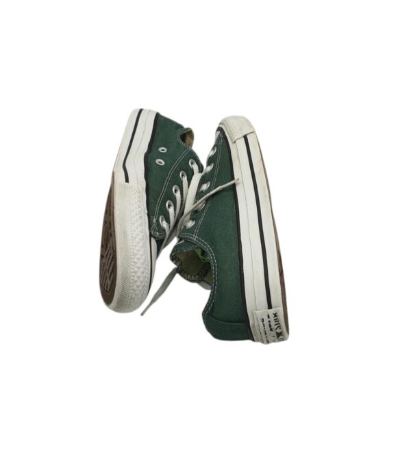 Tenisi dama Converse 36, material textil, verde - imagine 4