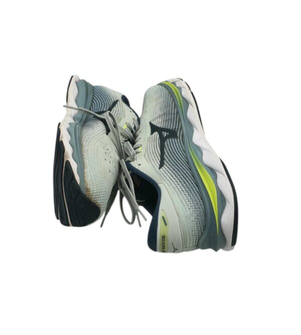 Adidasi barbati Mizuno 42.5, material textil, gri - imagine 4