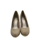 Pantofi dama Marco Tozzi 36, material textil, bej - imagine 3