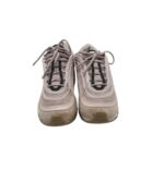 Adidasi dama Nike 39, material textil, bej gri - imagine 3