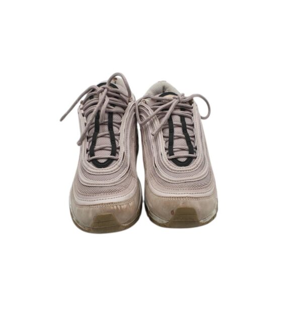 Adidasi dama Nike 39, material textil, bej gri - imagine 3