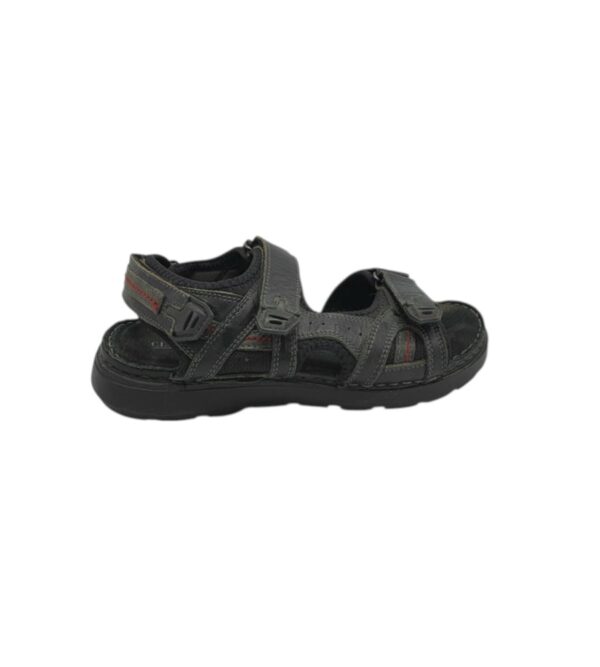 Sandale barbati Claudio Conti 40, piele, negru - imagine 1