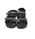 Sandale barbati Claudio Conti 40, piele, negru - imagine 3