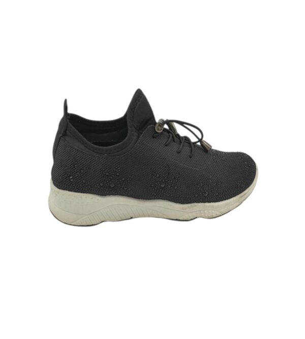 Adidasi dama 39, material textil, negru - imagine 1