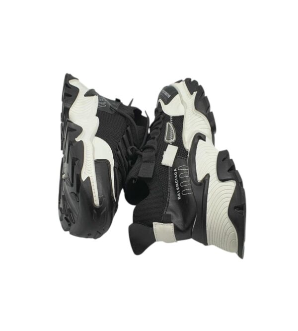 Adidasi dama 39, material textil, negru alb - imagine 4