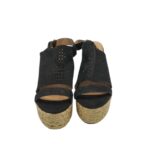 Sandale dama Morgan Teilor 40, material textil, negru - imagine 3