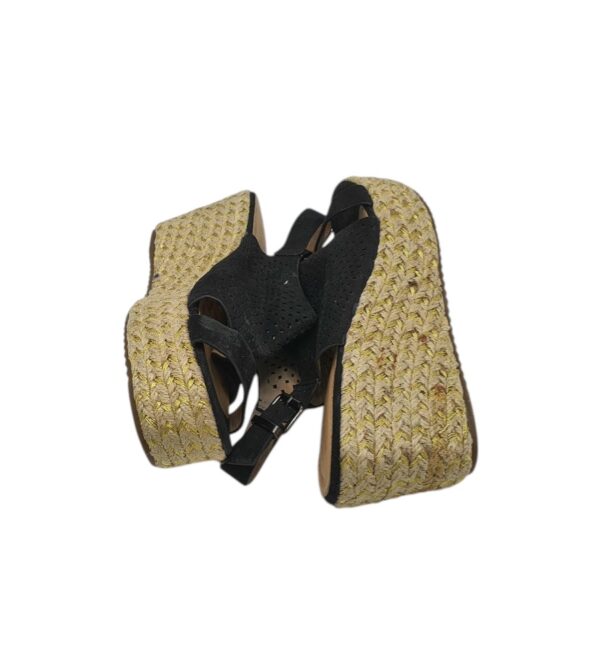Sandale dama Morgan Teilor 40, material textil, negru - imagine 4