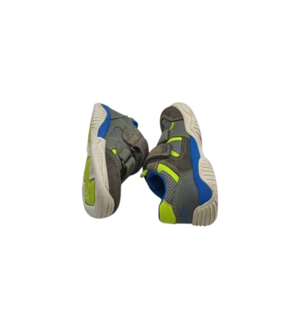 Adidasi copii Superfit 25, piele intoarsa , material textil, gri - imagine 4