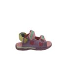 Sandale copii Nutmeg 30, imitatie de piele, material textil, roz