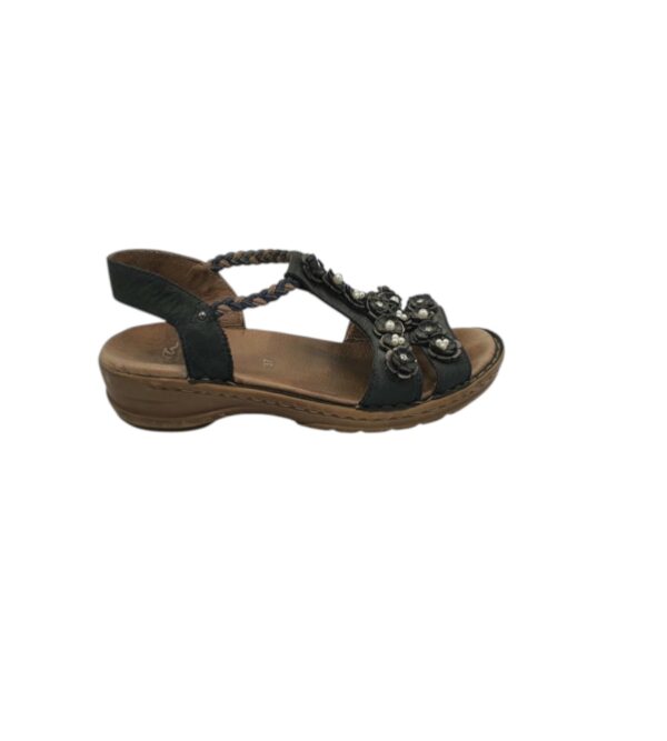 Sandale copii Ara 37, piele, negru - imagine 1