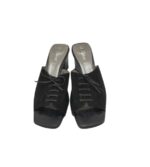 Saboti dama Gabor 40, piele, negru - imagine 3