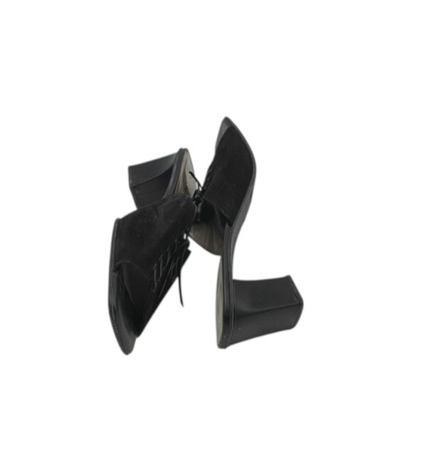 Saboti dama Gabor 40, piele, negru - imagine 4