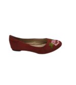 Balerini dama Esmara 39, material textil, rosu