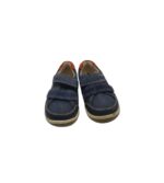 Adidasi copii Clarks 20, piele, bleumarin - imagine 3