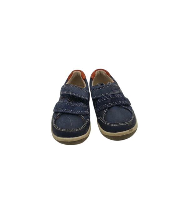 Adidasi copii Clarks 20, piele, bleumarin - imagine 3