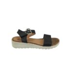 Sandale dama Insel 39, imitatie de piele, negru