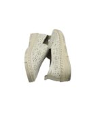 Espadrile dama 38, imitatie de piele, alb - imagine 4