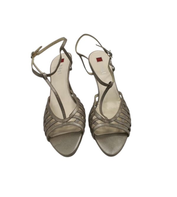 Sandale dama Hogl 41, piele, gri - imagine 3