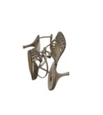 Sandale dama Hogl 41, piele, gri - imagine 4