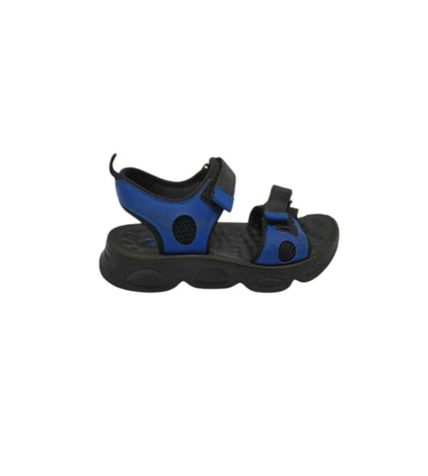 Sandale copii Vty 31, imitatie de piele, albastru negru - imagine 1