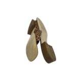 Saboti dama Gino Ventori 39, material textil, maro negru - imagine 4