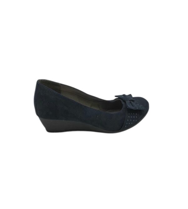 Pantofi dama Graceland 38, material textil, bleumarin - imagine 1