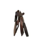 Sandale dama Gaia Bellagio 42, piele, maro - imagine 4