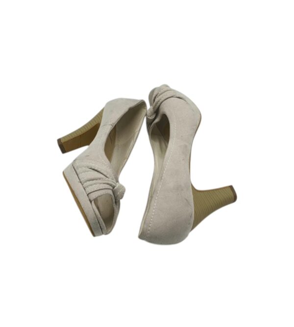 Pantofi dama 38, material textil, gri - imagine 4