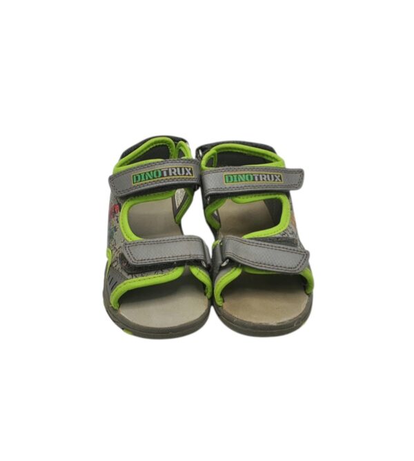 Sandale copii Dinotrux 29, imitatie de piele, gri - imagine 3