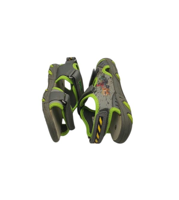 Sandale copii Dinotrux 29, imitatie de piele, gri - imagine 4