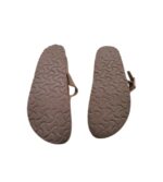 Saboti dama Birkenstock 38, imitatie de piele, bej - imagine 5