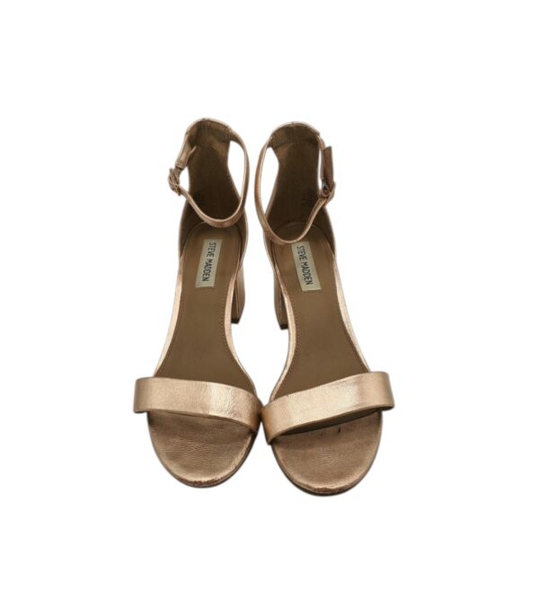 Sandale dama Steve Madden 38, imitatie de piele, auriu - imagine 3