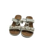 Saboti dama 37, imitatie de piele, gri - imagine 3