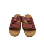 Saboti dama Relax 41, imitatie de piele, maro - imagine 3