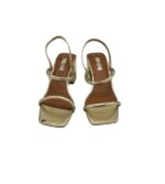 Sandale dama Primark 36, imitatie de piele, auriu - imagine 3