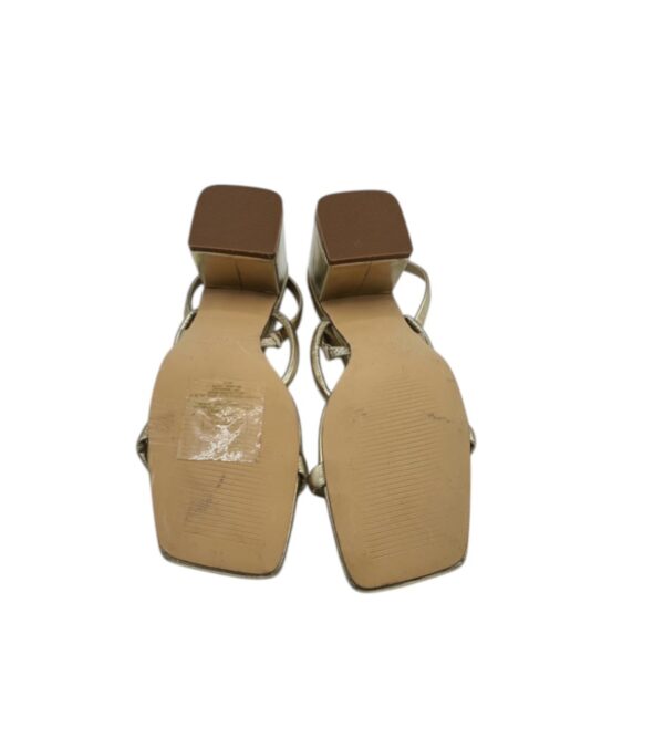 Sandale dama Primark 36, imitatie de piele, auriu - imagine 5