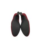 Pantofi dama 38, piele intoarsa , visiniu - imagine 5