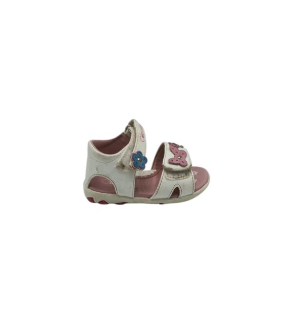 Sandale dama Cupcake 21, imitatie de piele, alb - imagine 1