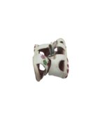 Sandale dama Cupcake 21, imitatie de piele, alb - imagine 4